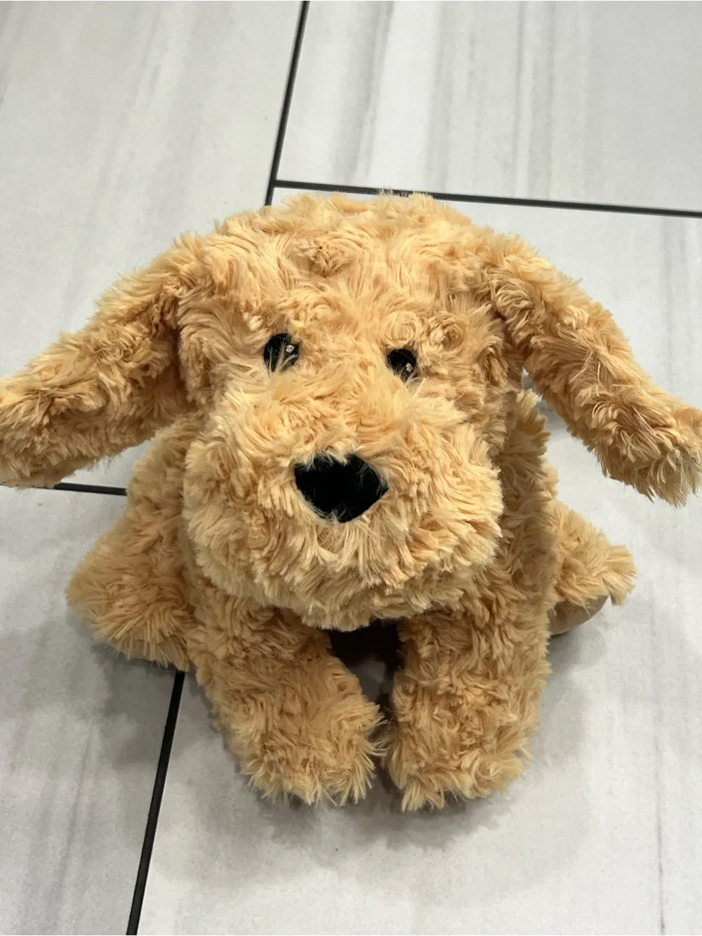 Warmies Intelex Plush Golden Doodle Dog Stuffed Animal Heat Cool Weighted 11